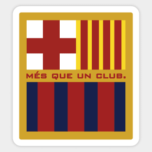 Barca cube Sticker